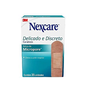 CURATIVOS NEXCARE 3M DELICADO E DISCRETO C/35 UNIDADES