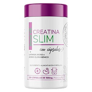 CREATINA SLIM 500MG GOODVIT SUPLEMENTO ALIMENTAR C/120 CÁPSULAS