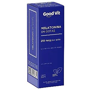 MELATONINA GOODVIT 210MCG GOTAS SUPLEMENTO ALIMENTAR 30ML SB.MENTA