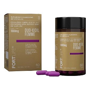 DUO-XIDIL FEMME FORTLIFE SUPLEMENTO ALIMENTAR C/60 CÁPSULAS