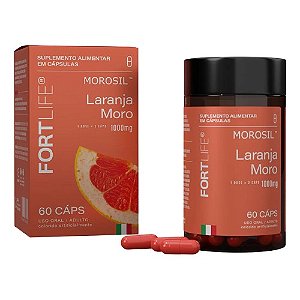 MOROSIL LARANJA MORO 1000MG FORTLIFE SUPLEMENTO ALIMENTAR C/60 CÁPSULAS