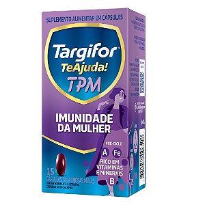 TARGIFOR TE AJUDA TPM SUPLEMENTO ALIMENTAR C/15 CÁPSULAS GELATINOSAS MOLES