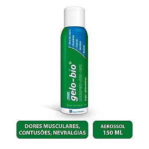 GELO-BIO AEROSOL 150ML SALICILATO METILA + CÂNFORA + MENTOL