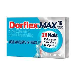DORFLEX MAX 2XMAIS C/16 COMPRIMIDOS
