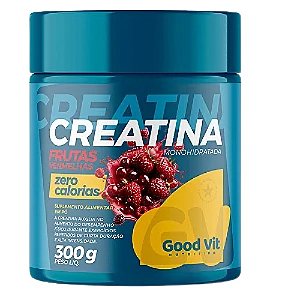 CREATINA 5000 GOODVIT SUPLEMENTO ALIMENTAR 300G. SB.FRAMBOESA