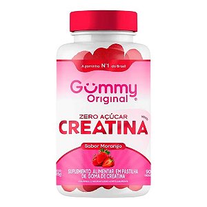 GUMMY ORIGINAL CREATINA SUPLEMENTO ALIMENTAR C/90 GOMAS SB.MORANGO