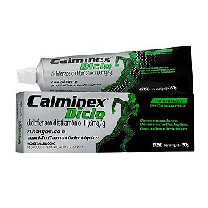 CALMINEX DICLO 11,6MG/G GEL ANTI-INFLAMATÓRIO 60G. ( DICLOFENACO DIETILAMÔNIO )