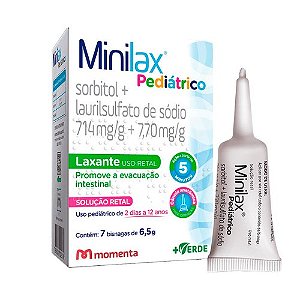 MINILAX LAXANTE PEDIÁTRICO USO RETAL C/7 BISNAGAS 6,5G.
