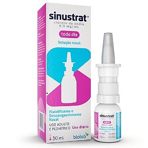 SINUSTRAT 9,0MG/ML TODO DIA SOLUÇÃO NASAL SPRAY 30ML ( CLORETO DE SÓDIO )