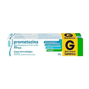 PROMETAZINA MG/G CREME DERMATOLÓGICO 30G.