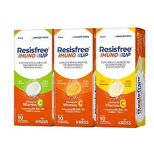 RESISFREE IMUNO UP SUPLEMENTO ALIMENTAR C/10 COMPRIMIDOS EFERVECENTES