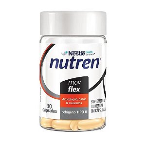 NUTREN MOVFLEX SUPLEMENTO ALIMENTAR COLÁGENO TIPO II C/30 CÁPSULAS