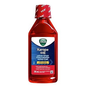 VICK XAROPE 44E EXPECTORANTE E ANTITUSSÍGENO 240ML ( GUAIFENESINA DEXTROMETORFANO )