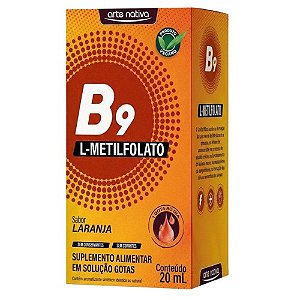 L-METILFOLATO B9 SUPLEMENTO ALIMENTAR ARTE NATIVA 20ML SB.LARANJA