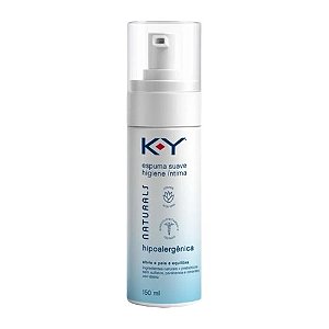 KY ESPUMA SUAVE HIGIENE ÍNTIMA NATURALS HIPOALERGÊNICO 150ML