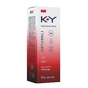 KY LUBRIFICANTE ÍNTIMO NATURALS 50G. SABOR E AROMA MORANGO