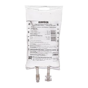 RINGER C/FISIOLÓGICO SOLUÇÃO INTRAVENOSO 500ML JP FARMA