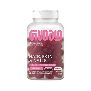 GUDAY HAIR SKIN & NAILS SUPLEMENTO ALIMENTAR 60 PASTILHAS GOMA SB.PYTAIA