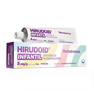 HIRUDOID INFANTIL 5MG/G POLISSULFATO MUCOPOLISSACARIDEO POMADA 40G.