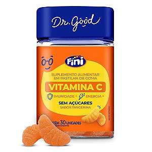 DR.GOOD FINI VITAMINA C SUPLEMENTO ALIMENTAR C/30 GOMAS SB.TANGERINA