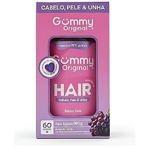 GUMMY HAIR ORIGINAL SUPLEMENTO ALIMENTAR C/60 GOMAS SB.UVA