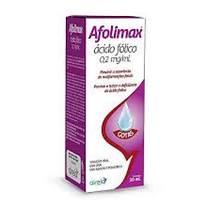 AFOLIMAX 0,2MG/ML ÁCIDO FÓLICO SOLUÇÃO ORAL 30ML SB. LARANJA