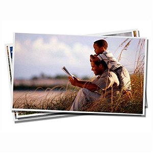 Papel Fotográfico Glossy Paper Brilhante 135G - Tamanho A4 - Pacote com 50 Folhas - Importado