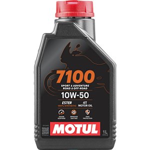 7100 10W50 MOTUL  Óleo de Motor 4T 100% Sintético 1 Litro