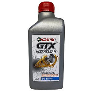 Castrol 15w40 GTX Óleo Ultraclean Semissintético 1 Litro