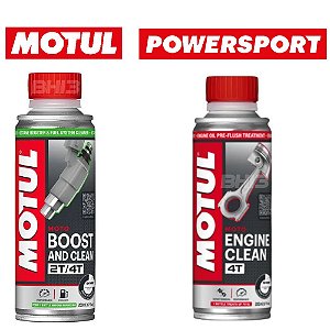 Aditivo Motul Boost And Clean + Engine Clean Limpeza Motor