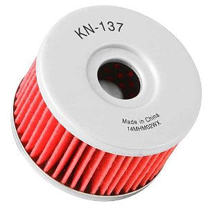 K&N - KN-137 - FILTRO DE ÓLEO - SUZUKI - DR650 / DR800