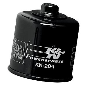 K&N - KN-204-1 - FILTRO DE ÓLEO HONDA YAMAHA TRIUMPH (TODAS) MV AGUSTA (SOMENTE 1078CC ATÉ 09)