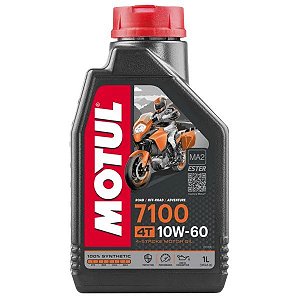 7100 10W60 MOTUL 100% Sintético 4t Óleo Moto 1 Litro