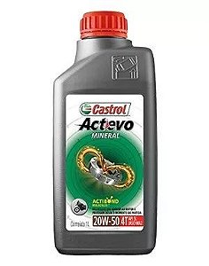 Óleo Castrol Actevo 20w50 4t Api Sl Mineral Jaso Ma2 1l