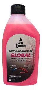 Tirreno Global Rosa Concentrado Aditivo Radiador Orgânico