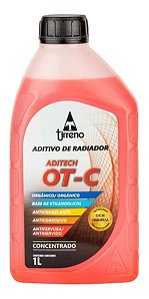 OT-C Tirreno Laranja Concentrado Aditivo Radiador Orgânico Extended Life Coolant 5 anos ou 240.000km OTC