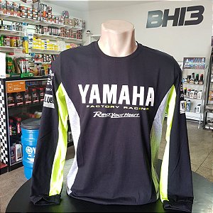 Camisa Manga Longa Yamaha YZR M1 Moto GP Motogp Ref.461