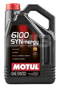 6100 5W30 Motul Sintético Galão Com 5 Litros Óleo SYN-nergy