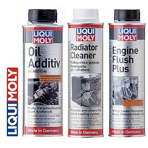 Liqui Moly Radiator Cleaner + Oil Additiv + Engine Flush
