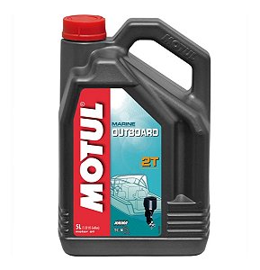 Motul Outboard Óleo Barco Jet Marine 2T Galão com 5 Litros Mineral