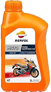 Repsol Matic 10W30 Sintético Scooter Api Sn 4t JASO MB PCX