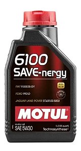 Motul 6100 5w30 Save Nergy Sintético Ford Jaguar Land Rover ACEA A5 B5