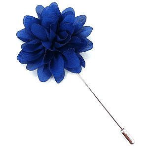 Pino Flor de Lapela Azul Royal