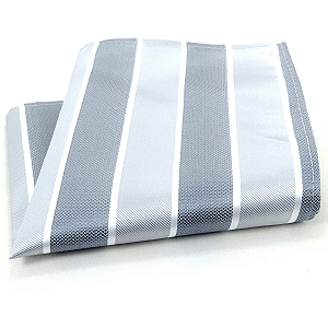 Lenço de Bolso Masculino Social Terno Cinza