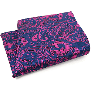 Lenço de Bolso Masculino Social Lilás Lavanda