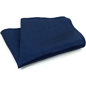 Lenço de Bolso Masculino Social Azul Marinho