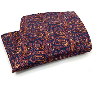 Lenço de Bolso Masculino Social Azul Premium