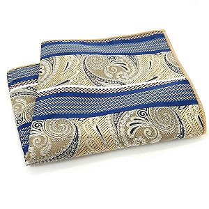 Lenço de Bolso Masculino Social Terno Bege