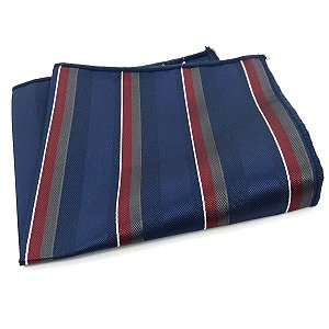 Lenço de Bolso Masculino Social Terno Azul Marinho