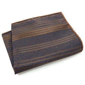 Lenço de Bolso Masculino Social Terno Marrom